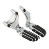 Harley Sportster Chrome Passenger Footpeg Mounts (2004-2013)