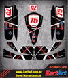 Tony Kart OTK M4 CARBON STYLE Sticker Kit Decals Graphics