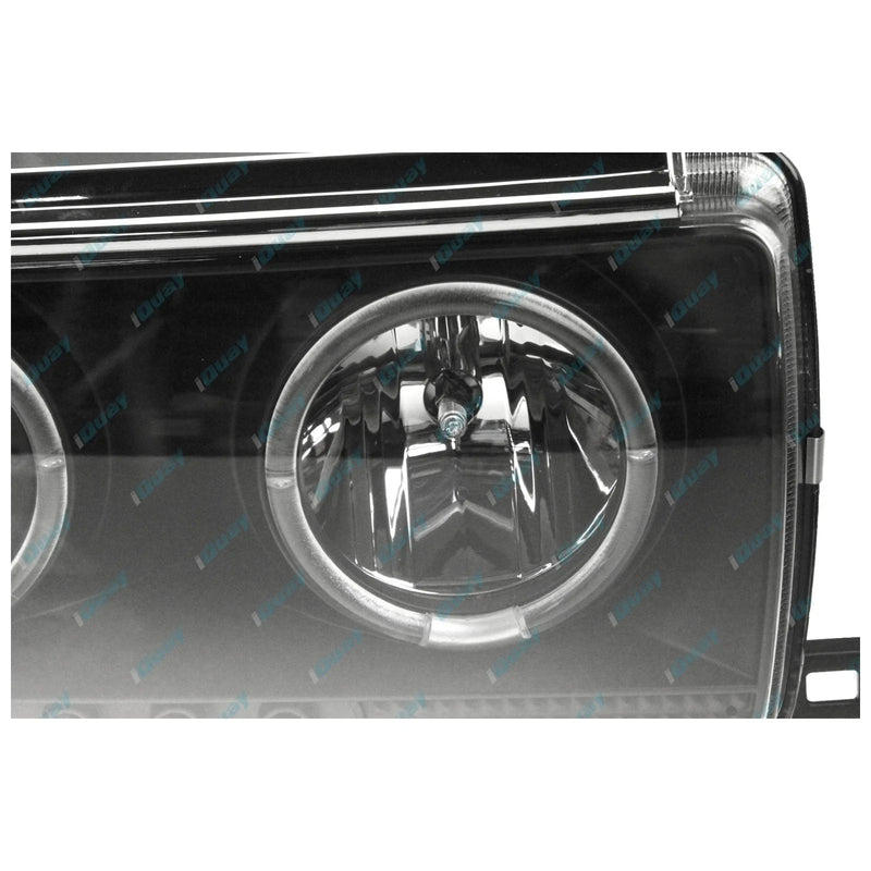 Landcruiser FJ80R FZJ80 1990~1992 Black Halo Projector Headlights with LED