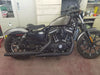 Harley Sportster Black Leather Pillion Cushion (2010-2022)