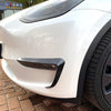 Tesla Model Y Carbon Style Canards Covers Trims (2020–2024)