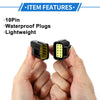 Volvo EC55 10 Pin Display Monitor Connector Plug (2005-2010)