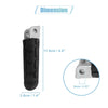 Honda CB400 VTEC Pair 8mm Aluminum Aolly Footrest Footpeg Black
