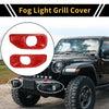 Jeep Wrangler JL Gladiator (2018-2023) - 1 Pair Red Fog Light Grills