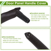 Door Panel Handle Pull Trim Cover Deep Brown BMW X5 (2007-2013)