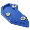 BMW R1200R R1200RS Blue Kickstand Side Stand Extension Pad (2015-2016)