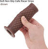 Sports Bike Brown Motorcycle Gel Hand Grips 7/8in