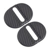 Carbon Fiber Style Universal Car Exterior Door Lock Keyhole Cover Trim