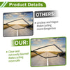 M8 / M10 2 x Rear View Mirrors Prismatic Carbon Fiber Pattern Black