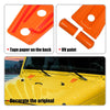 Jeep Wrangler 2007-2018 Orange Engine Hood Hinge Covers