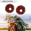 Motorcycle 2 x 12mm Aluminum Alloy Motorcycle Slider Frame Red