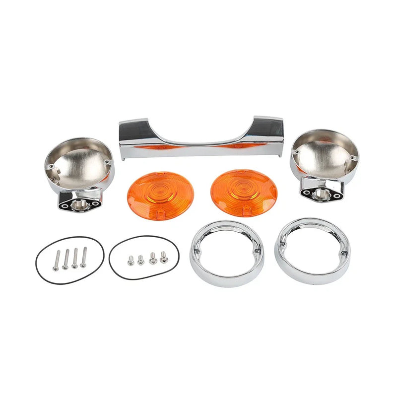 Harley Heritage Softail FLSTC 8.25" Rear Turn Signal Light Bar Lens (86-17)