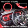 Jeep Wrangler 4 x Air Conditioner Vent Accents Outlet Frame Covers (2018-2023)