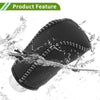 Mazda 3 (2014-2018) Black Grey Faux Leather Car Gear Shift Knob Cover