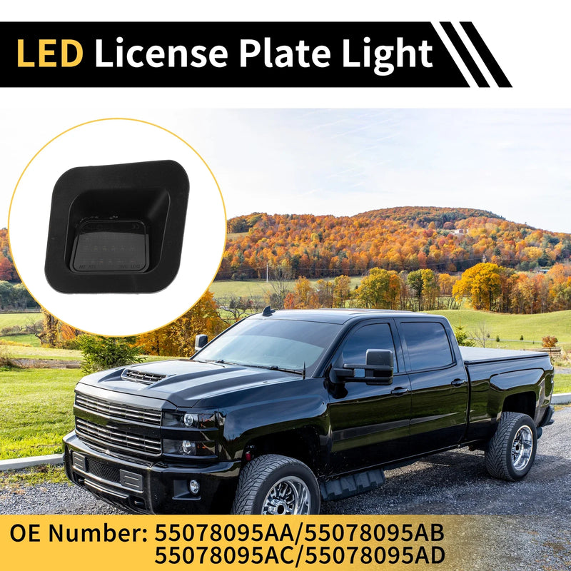Dodge Ram 1500 2500 3500 2 x License Plate Lights White (2010-2023)