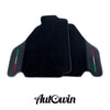 Ferrari F430 2004-2009 with Alcantara Leather Black Floor Mats (2 x)