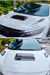 Universal Car - Glossy Black Hood Scoop Vent Bonnet Cover
