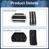 Peugeot 208 (2013-2018) Silver Tone Automatic Footrest Pedals Cover Set