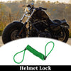 Green Motorcycle Disc Lock Cable