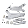 Honda CBR600RR Rear Passenger Footrests Footpegs Bracket Set (2003-2004)