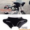 Harley Softail FLSTF FLHR Black Batwing Windshield Fairing