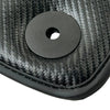 Audi Q5 8R (2008-2017) with Carbon Design - 2 x Mats Black Floor Mats