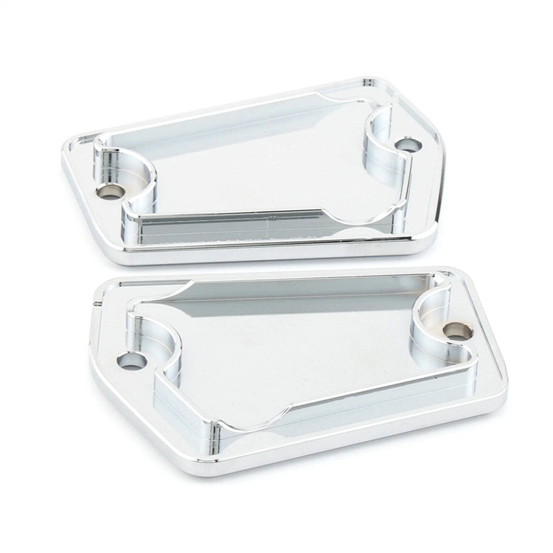 Yamaha V-Max 1200 (1994-2007) Silver 2 x Fluid Reservoir Cap Covers