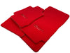 Alfa Romeo Spider (1966-1993) 2 x Perfomante Red Tailored Floor Mats