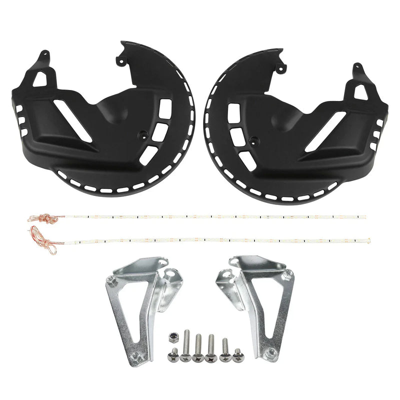 Honda Goldwing 1800 Blue LED Ring Brake Rotors Covers (2001-2017)