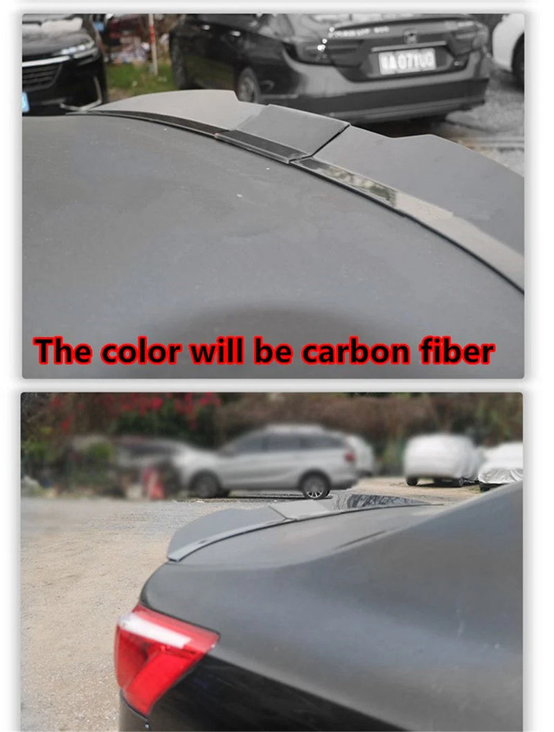 Universal Fit Adjustable Carbon Fiber Rear Trunk Spoiler Lip (N/A)