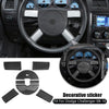 Dodge Challenger Carbon Fiber Steering Wheel Button Cover Trim (2008-2010)