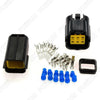 SUV 5 x Automotive 6 Pin Amp Sealed Wire Connector Plug