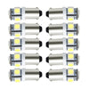Car Instrument BA9S 10x LED Dash Gauge Bulb Light