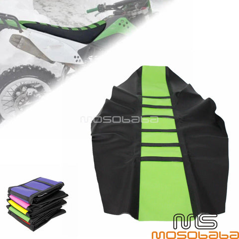 Kawasaki KLX110 KLX250 KLX400 Rubber Ribbed Seat Cushion Cover (2002-2023)