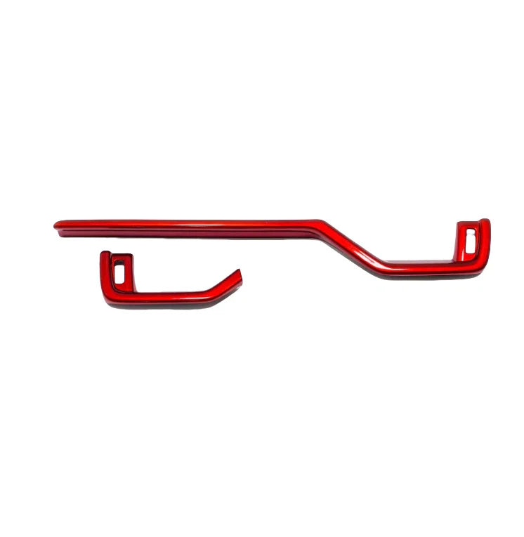 Toyota RAV4 8x Glossy Red Interior Accessories Cover Trim (2019–2024)