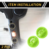 Jeep Wrangler JK (2007-2017) Light Green Roof Top Mounting Knob Screw Cover