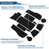 Peugeot 2008 (2020) - 12 Pcs PVC Black Non-Slip Mat Set