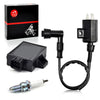 Kawasaki Bayou 220 Ignition Coil Spark Plug CDI