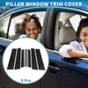 Toyota Highlander (2022-2024) Black 8 Pcs Door Pillar Window Trim