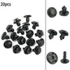 20 x Plastic Car Door Trim Clip Bumper Rivets Screws Panel Push Fastener Kit
