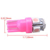 20 x Pink T10 Wedge 5050 5SMD LED Dome Map License Interior Light Bulbs