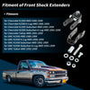 Chevrolet & GMC K1500 K2500 4WD 2-4in Front Shock Extenders (1988-1998)