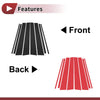 Toyota Land Cruiser 8 x Car Door Pillar Window Trim (2010–2021)