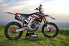 Honda CRF 250 (2018-2020) EURO RED Style Custom Graphics Full Kit
