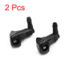 Honda 2 x Black Plastic Windshield Washer Wiper Nozzles