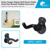 Instruments Guitar Wall Mount Holder Hook Rack Bracket Padded Display