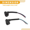 Fiat Ducato 2 x Car Tail Light Wiring Harness Connectors (2001-2016)