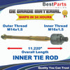 GMC Canyon 2WD 16mm & 14mm Steering Inner Tie Rod End (2006–2008)