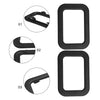 BMW E30 E28 E24 E23 2x Interior Door Handle Cover Trim Bezel (1976–1995)