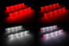 Cadillac CTS / GMC Acadia Clear Lens Rear Bumper Reflector Brake Light